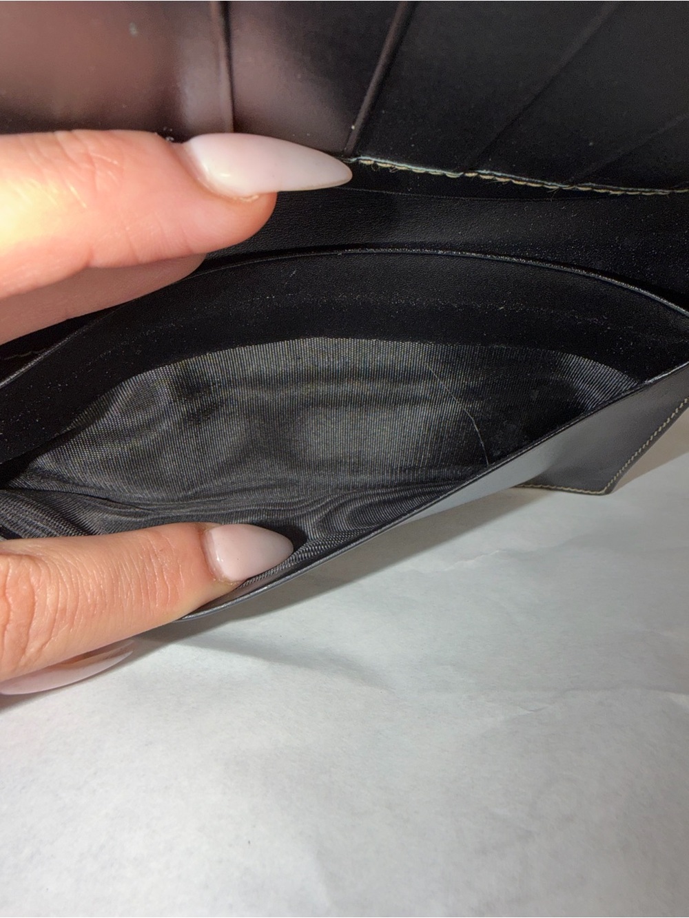 Fendi Brown and Black Vertical Stripe Long Wallet - Picture 15 of 16